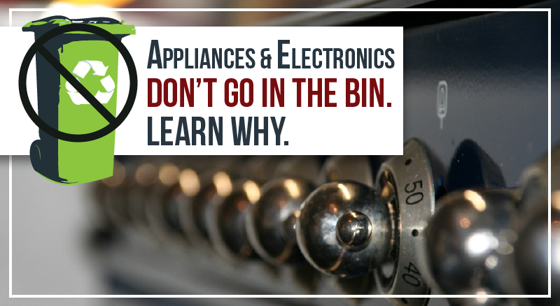 Where to take Appliances & Electronics (HINT: NOT MILLENNIUM)