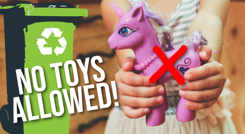 Toys – Not in the Bin!