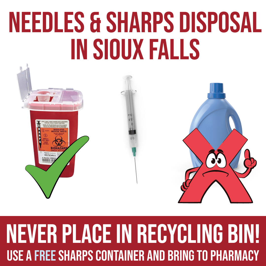 Needles NEVER Go in the Bin