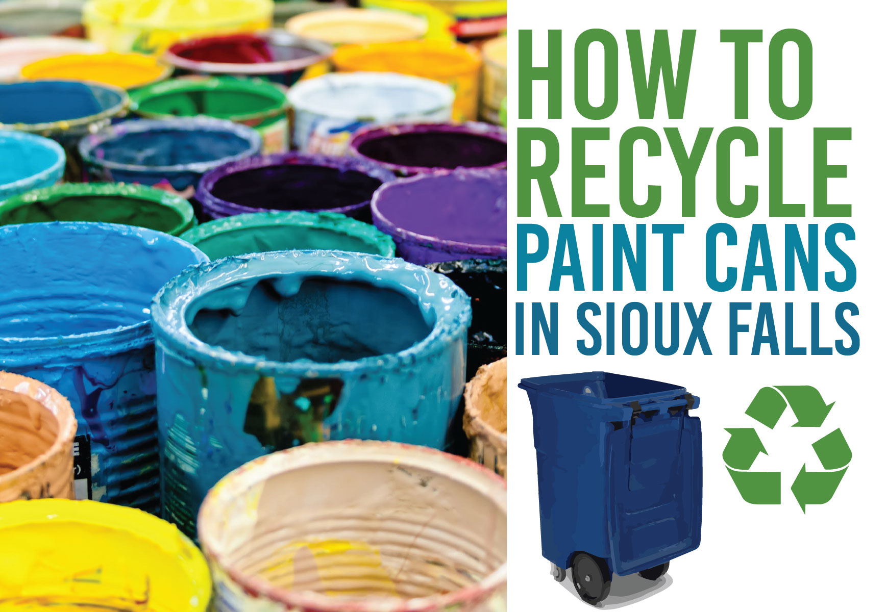 How to Recycle Paint Cans in Sioux Falls