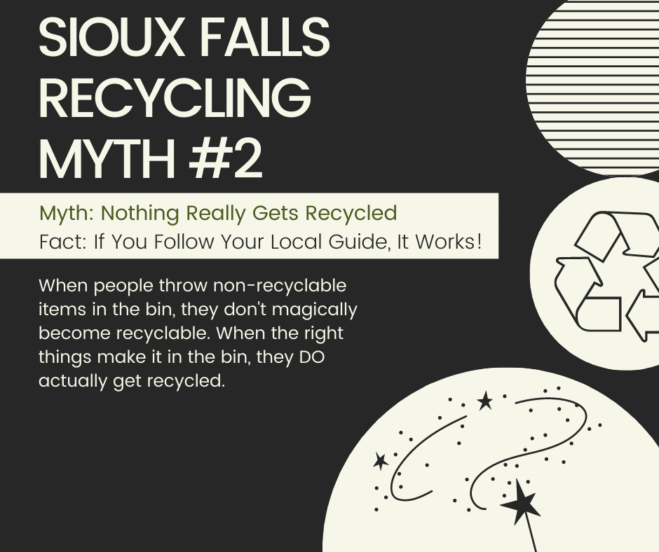 Sioux Falls Recycling Nothing gets Recycled Myth